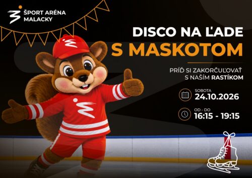 DISCO NA ĽADE S MASKOTOM ŠAM (24.10. 16:15)